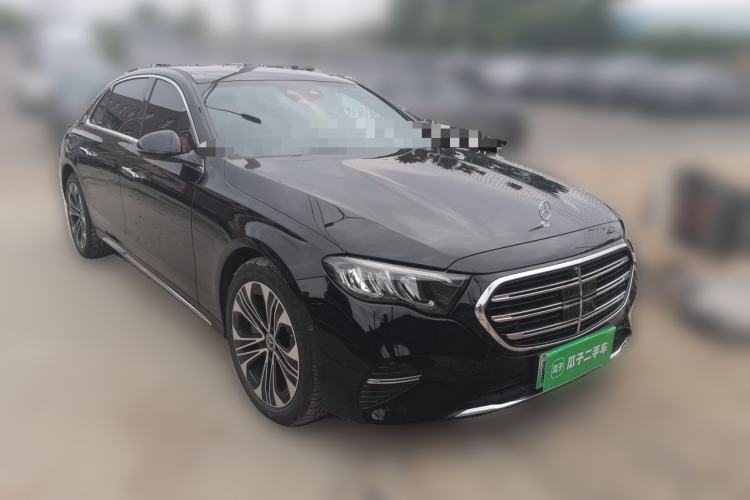 Used Mercedes-Benz E-Class New Energy 2024 E 350 e L Plug-in Hybrid Sedan Front Right 45 Deg