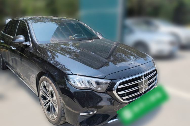 Used Mercedes-Benz E-Class New Energy 2024 E 350 e L Plug-in Hybrid Sedan Front Right 45 Deg