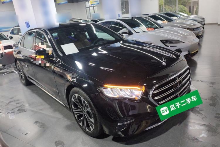 Used Mercedes-Benz E-Class New Energy 2024 E 350 e L Plug-in Hybrid Sedan Front Right 45 Deg