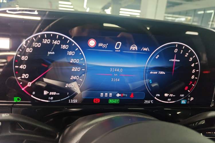 Used Mercedes-Benz E-Class New Energy 2024 E 350 e L Plug-in Hybrid Sports Sedan Instrument Cluster