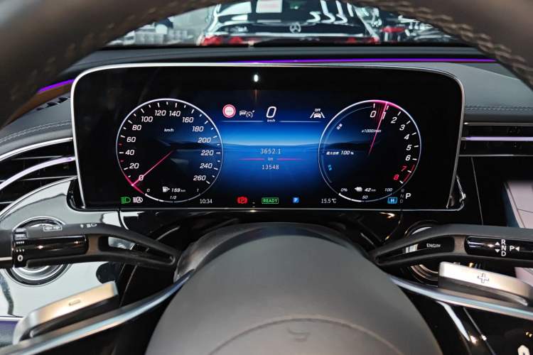 Used Mercedes-Benz E-Class New Energy 2024 E 350 e L Plug-in Hybrid Sedan Instrument Cluster