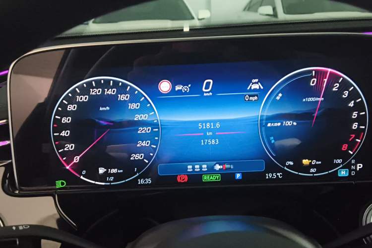 Used Mercedes-Benz E-Class New Energy 2024 E 350 e L Plug-in Hybrid Sedan Instrument Cluster