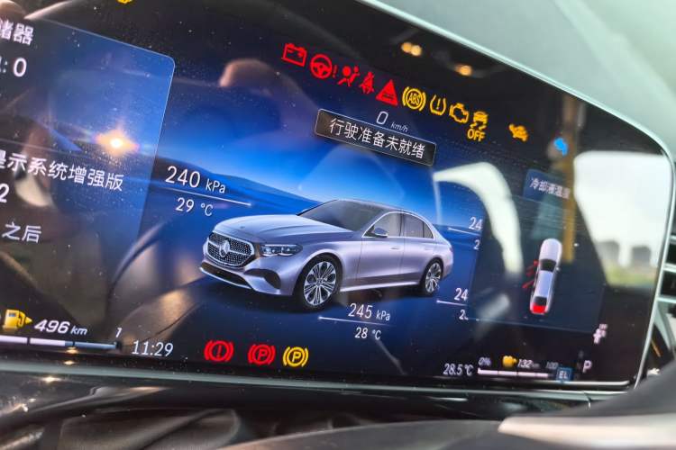 Used Mercedes-Benz E-Class New Energy 2024 E 350 e L Plug-in Hybrid Sports Sedan Instrument Cluster