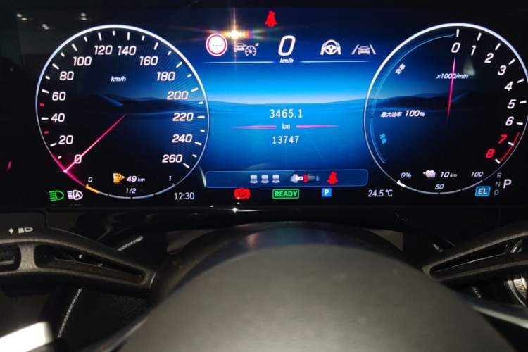 Used Mercedes-Benz E-Class New Energy 2024 E 350 e L Plug-in Hybrid Sedan Instrument Cluster