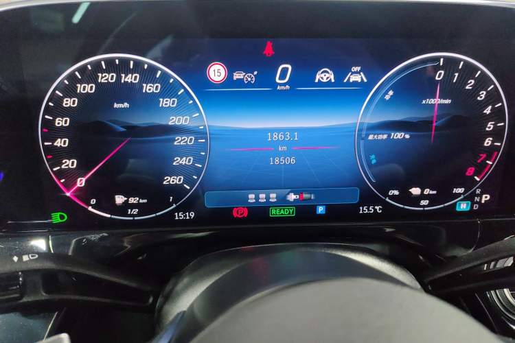 Used Mercedes-Benz E-Class New Energy 2024 E 350 e L Plug-in Hybrid Sedan Instrument Cluster