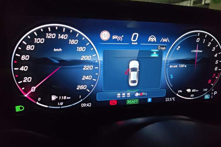 Used Mercedes-Benz E-Class New Energy 2024 E 350 e L Plug-in Hybrid Sedan Instrument Cluster