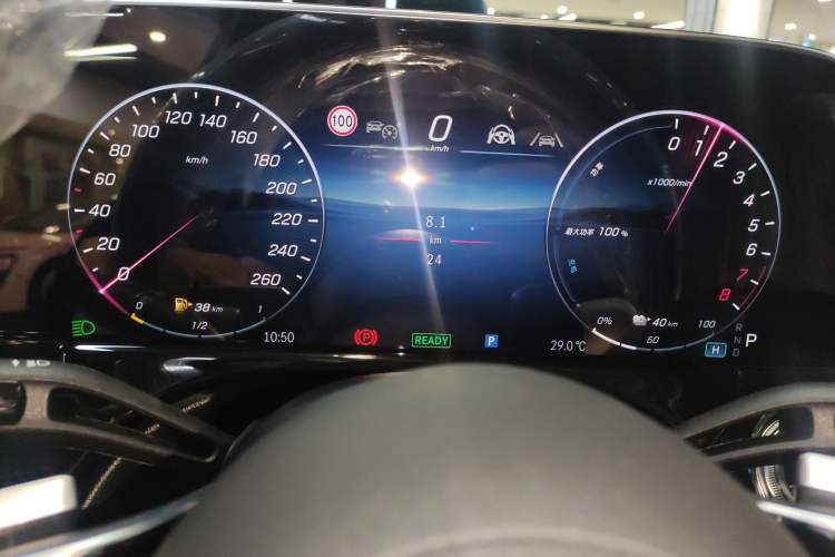 Used Mercedes-Benz E-Class New Energy 2024 E 350 e L Plug-in Hybrid Sedan Instrument Cluster