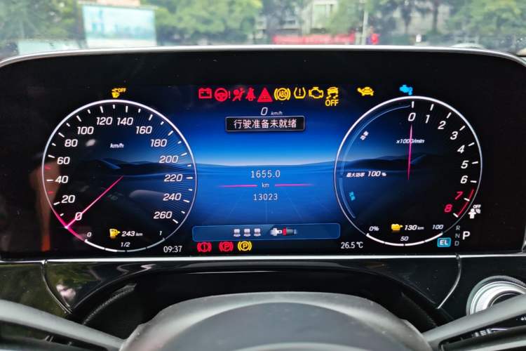 Used Mercedes-Benz E-Class New Energy 2024 E 350 e L Plug-in Hybrid Sedan Instrument Cluster