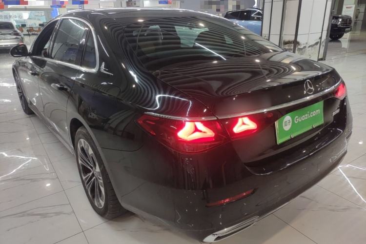 Used Mercedes-Benz E-Class New Energy 2024 E 350 e L Plug-in Hybrid Sedan Rear Left 45 Deg