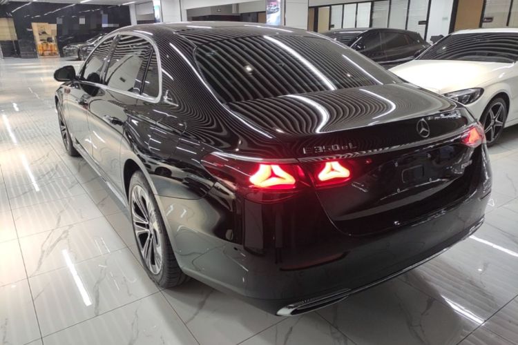 Used Mercedes-Benz E-Class New Energy 2024 E 350 e L Plug-in Hybrid Sedan Rear Left 45 Deg