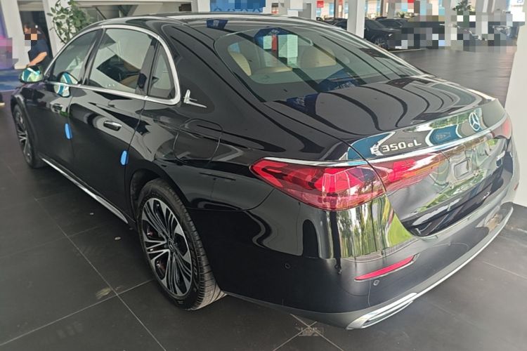 Used Mercedes-Benz E-Class New Energy 2024 E 350 e L Plug-in Hybrid Sedan Rear Left 45 Deg