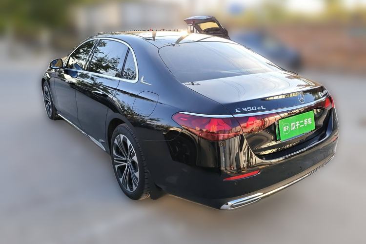 Used Mercedes-Benz E-Class New Energy 2024 E 350 e L Plug-in Hybrid Sedan Rear Left 45 Deg