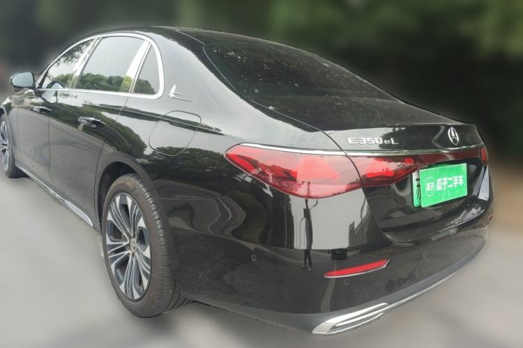 Used Mercedes-Benz E-Class New Energy 2024 E 350 e L Plug-in Hybrid Sedan Rear Left 45 Deg