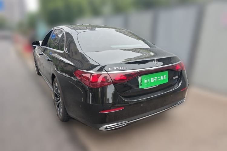 Used Mercedes-Benz E-Class New Energy 2024 E 350 e L Plug-in Hybrid Sedan Rear Left 45 Deg