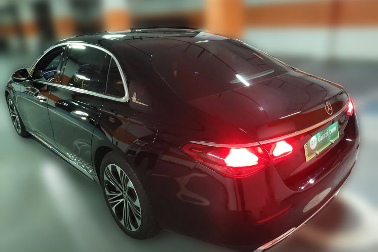 Used Mercedes-Benz E-Class New Energy 2024 E 350 e L Plug-in Hybrid Sedan Rear Left 45 Deg