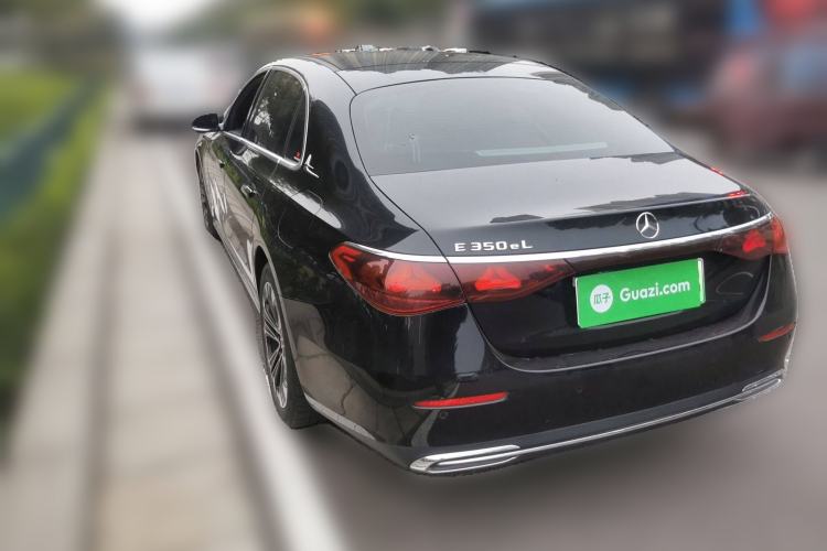 Used Mercedes-Benz E-Class New Energy 2024 E 350 e L Plug-in Hybrid Sedan Rear Left 45 Deg
