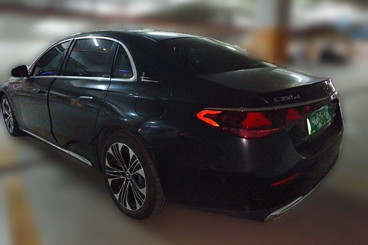 Used Mercedes-Benz E-Class New Energy 2024 E 350 e L Plug-in Hybrid Sports Sedan Rear Left 45 Deg
