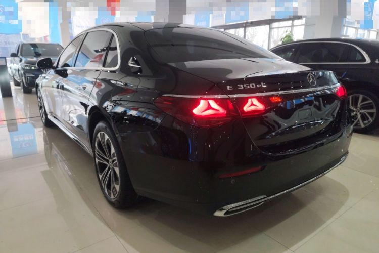 Used Mercedes-Benz E-Class New Energy 2024 E 350 e L Plug-in Hybrid Sedan Rear Left 45 Deg