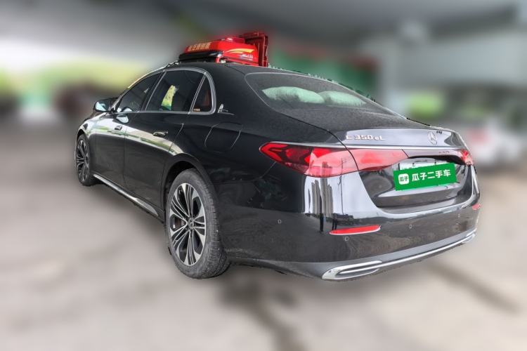 Used Mercedes-Benz E-Class New Energy 2024 E 350 e L Plug-in Hybrid Sports Sedan Rear Left 45 Deg