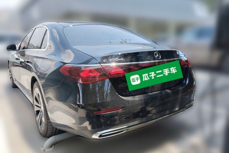 Used Mercedes-Benz E-Class New Energy 2024 E 350 e L Plug-in Hybrid Sedan Rear Left 45 Deg