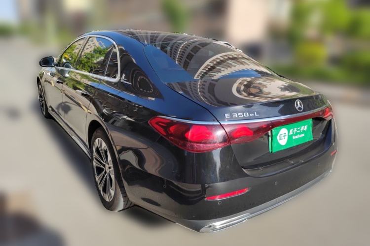 Used Mercedes-Benz E-Class New Energy 2024 E 350 e L Plug-in Hybrid Sedan Rear Left 45 Deg