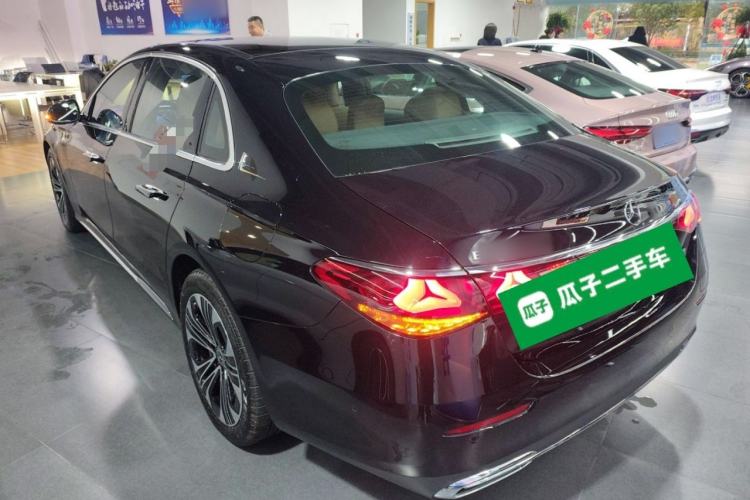 Used Mercedes-Benz E-Class New Energy 2024 E 350 e L Plug-in Hybrid Sedan Rear Left 45 Deg
