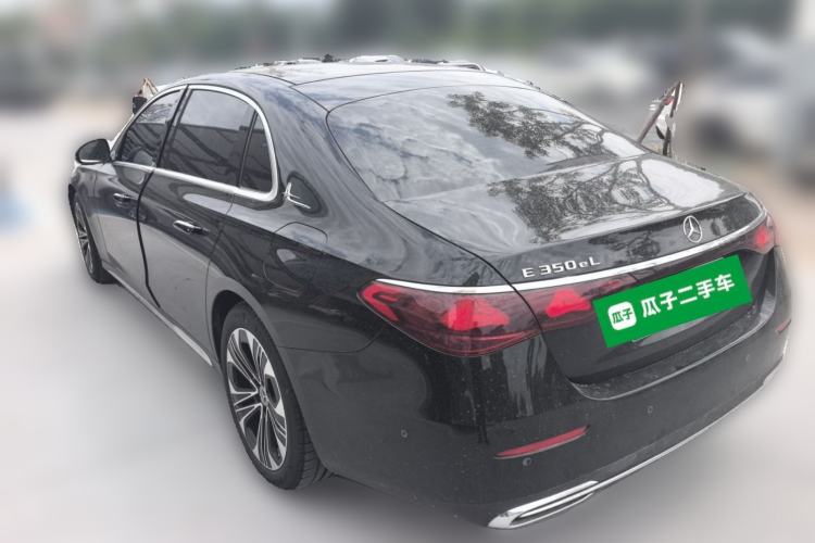 Used Mercedes-Benz E-Class New Energy 2024 E 350 e L Plug-in Hybrid Sedan Rear Left 45 Deg