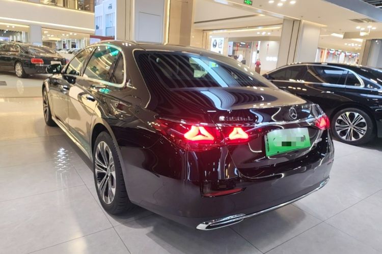 Used Mercedes-Benz E-Class New Energy 2024 E 350 e L Plug-in Hybrid Sedan Rear Left 45 Deg