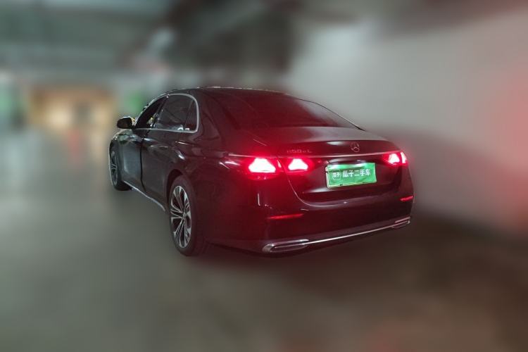 Used Mercedes-Benz E-Class New Energy 2024 E 350 e L Plug-in Hybrid Sedan Rear Left 45 Deg