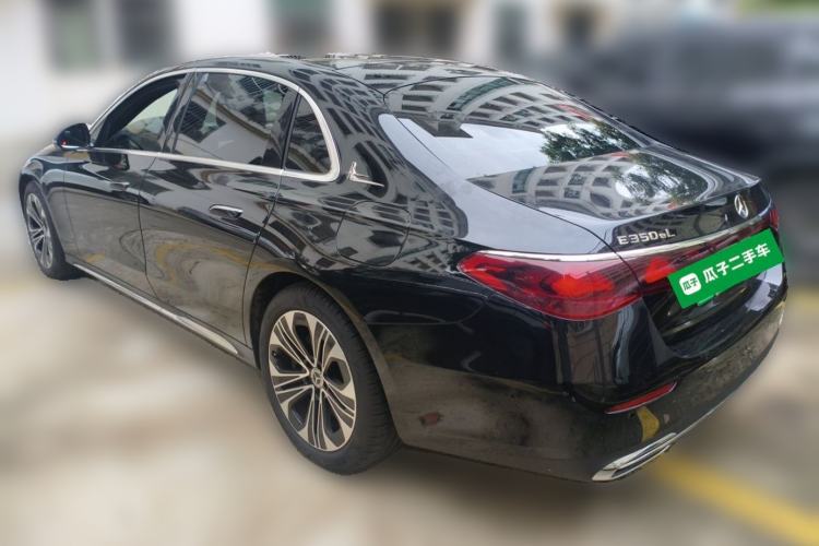 Used Mercedes-Benz E-Class New Energy 2024 E 350 e L Plug-in Hybrid Sedan Rear Left 45 Deg