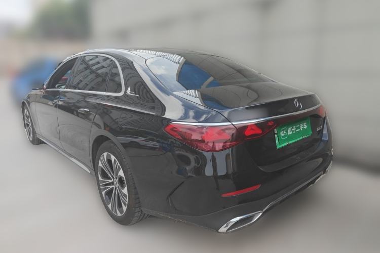 Used Mercedes-Benz E-Class New Energy 2024 E 350 e L Plug-in Hybrid Sports Sedan Rear Left 45 Deg