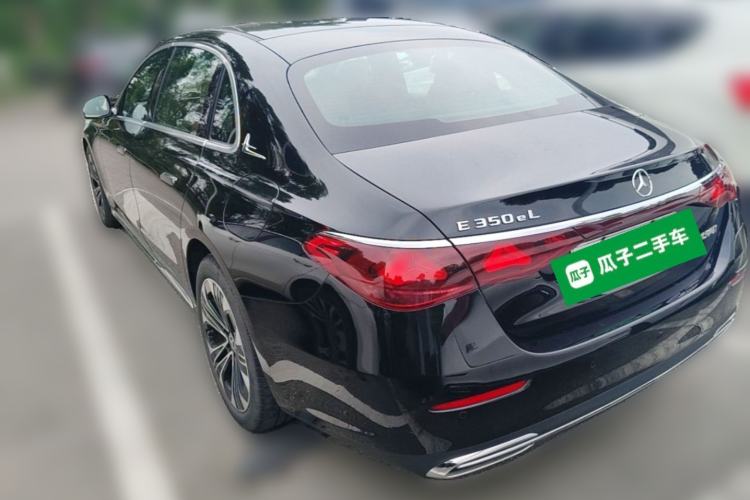 Used Mercedes-Benz E-Class New Energy 2024 E 350 e L Plug-in Hybrid Sedan Rear Left 45 Deg