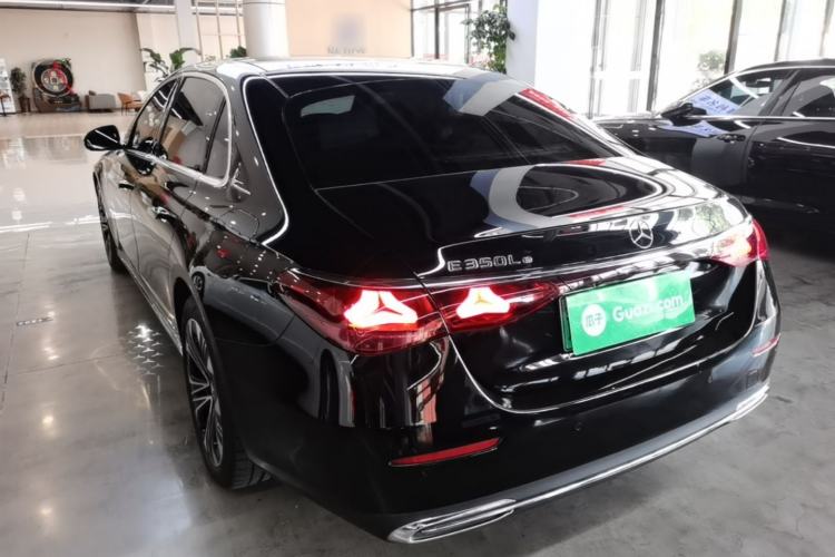 Used Mercedes-Benz E-Class New Energy 2024 E 350 e L Plug-in Hybrid Sedan Rear Left 45 Deg