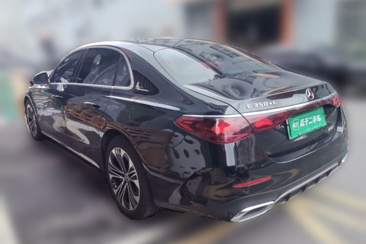 Used Mercedes-Benz E-Class New Energy 2024 E 350 e L Plug-in Hybrid Sedan Rear Left 45 Deg