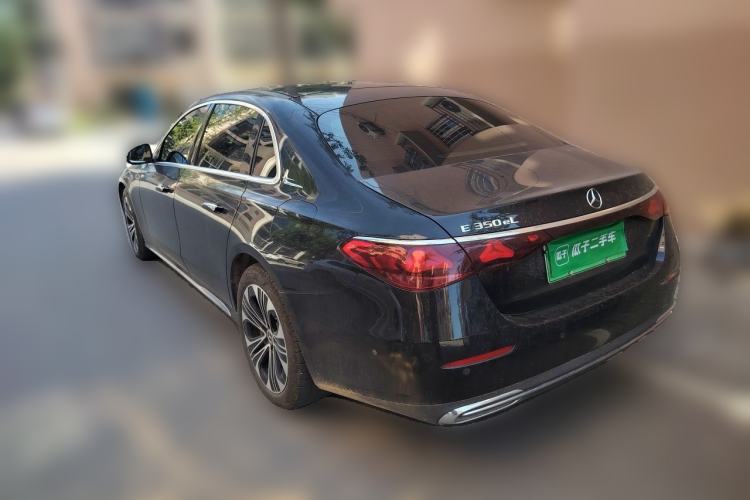 Used Mercedes-Benz E-Class New Energy 2024 E 350 e L Plug-in Hybrid Sedan Rear Left 45 Deg