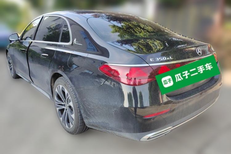 Used Mercedes-Benz E-Class New Energy 2024 E 350 e L Plug-in Hybrid Sedan Rear Left 45 Deg
