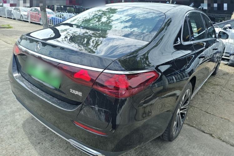 Used Mercedes-Benz E-Class New Energy 2024 E 350 e L Plug-in Hybrid Sedan Rear Right 45 Deg