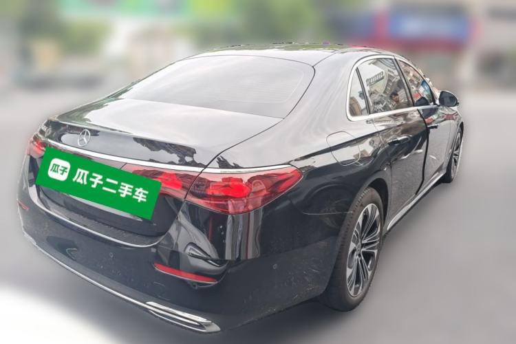 Used Mercedes-Benz E-Class New Energy 2024 E 350 e L Plug-in Hybrid Sedan Rear Right 45 Deg