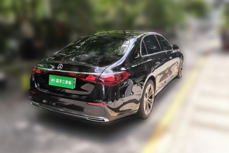 Used Mercedes-Benz E-Class New Energy 2024 E 350 e L Plug-in Hybrid Sedan Rear Right 45 Deg