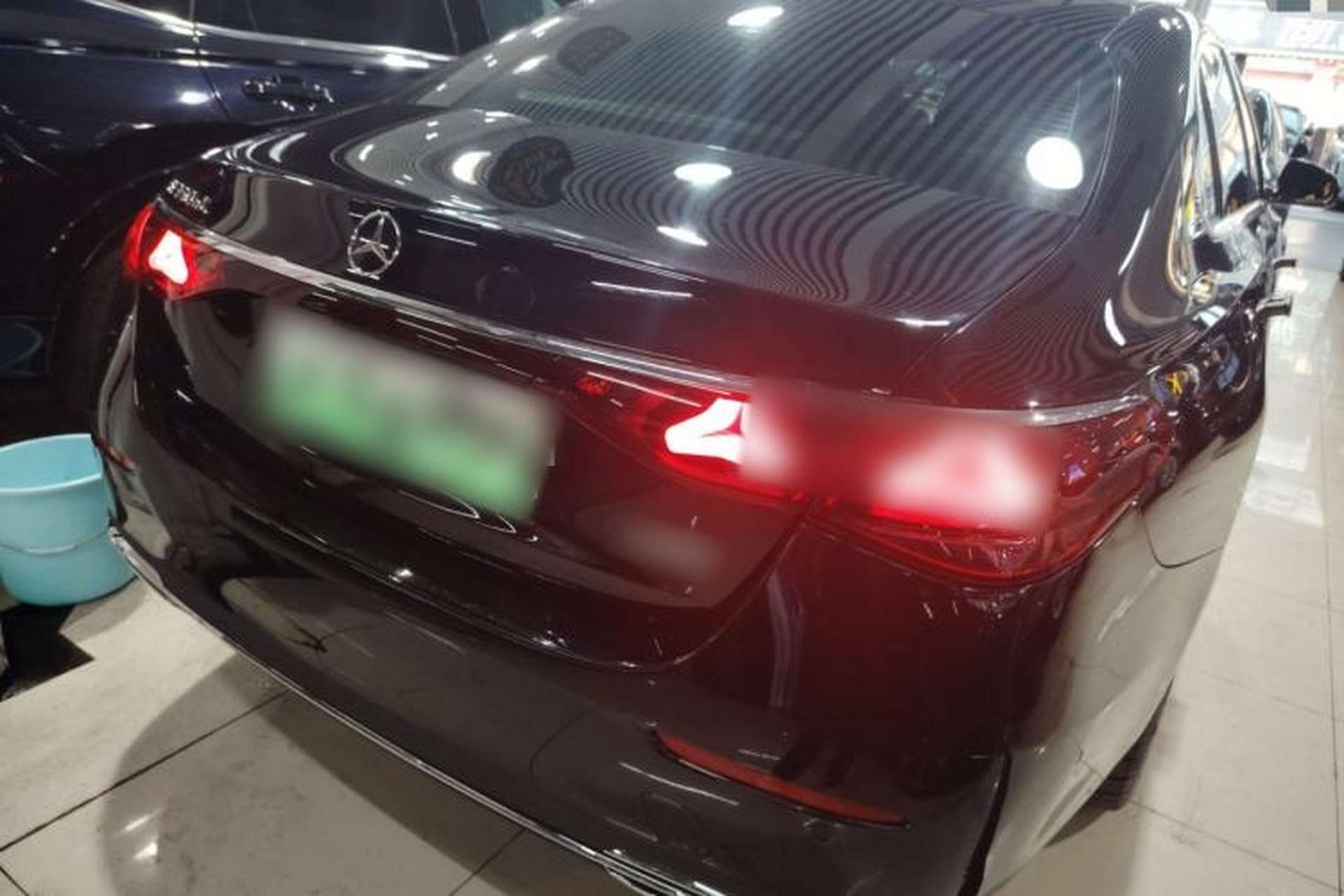 Used Mercedes-Benz E-Class New Energy 2024 E 350 e L Plug-in Hybrid Sedan Rear Right 45 Deg