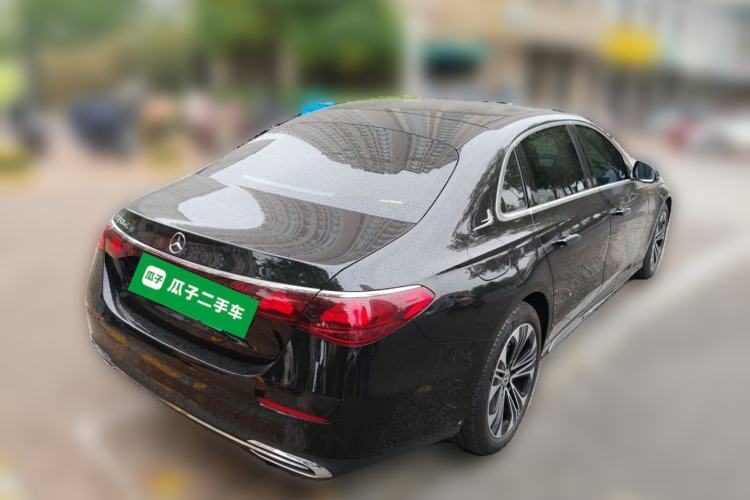 Used Mercedes-Benz E-Class New Energy 2024 E 350 e L Plug-in Hybrid Sedan Rear Right 45 Deg