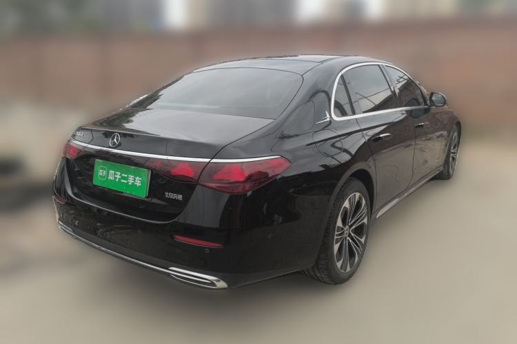 Used Mercedes-Benz E-Class New Energy 2024 E 350 e L Plug-in Hybrid Sedan Rear Right 45 Deg