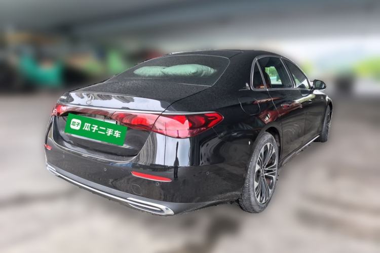 Used Mercedes-Benz E-Class New Energy 2024 E 350 e L Plug-in Hybrid Sports Sedan Rear Right 45 Deg