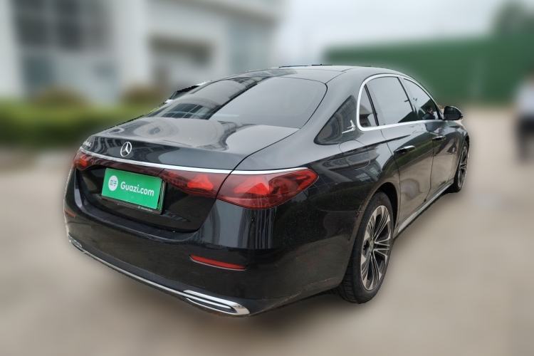 Used Mercedes-Benz E-Class New Energy 2024 E 350 e L Plug-in Hybrid Sedan Rear Right 45 Deg