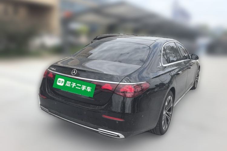 Used Mercedes-Benz E-Class New Energy 2024 E 350 e L Plug-in Hybrid Sedan Rear Right 45 Deg