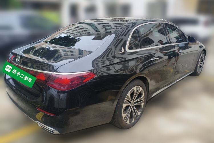 Used Mercedes-Benz E-Class New Energy 2024 E 350 e L Plug-in Hybrid Sedan Rear Right 45 Deg