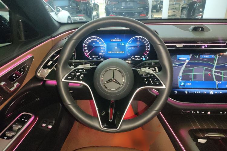 Used Mercedes-Benz E-Class New Energy 2024 E 350 e L Plug-in Hybrid Sedan Steering Wheel