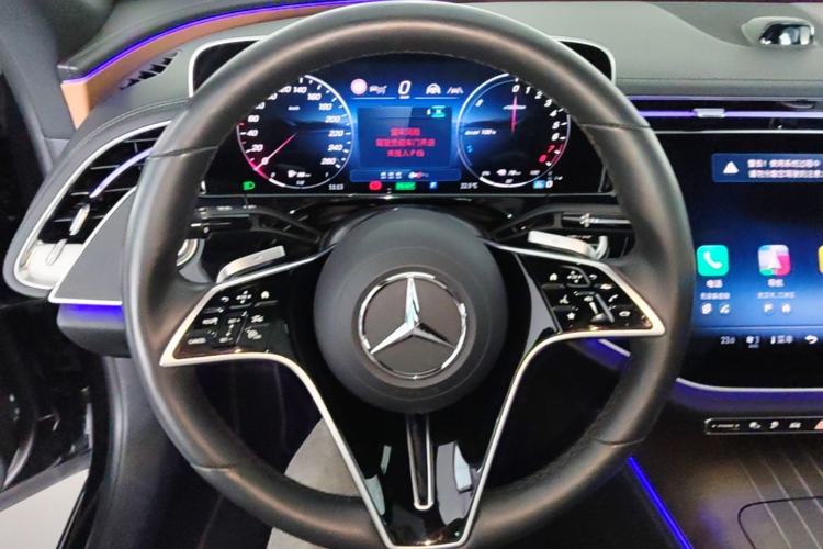 Used Mercedes-Benz E-Class New Energy 2024 E 350 e L Plug-in Hybrid Sedan Steering Wheel
