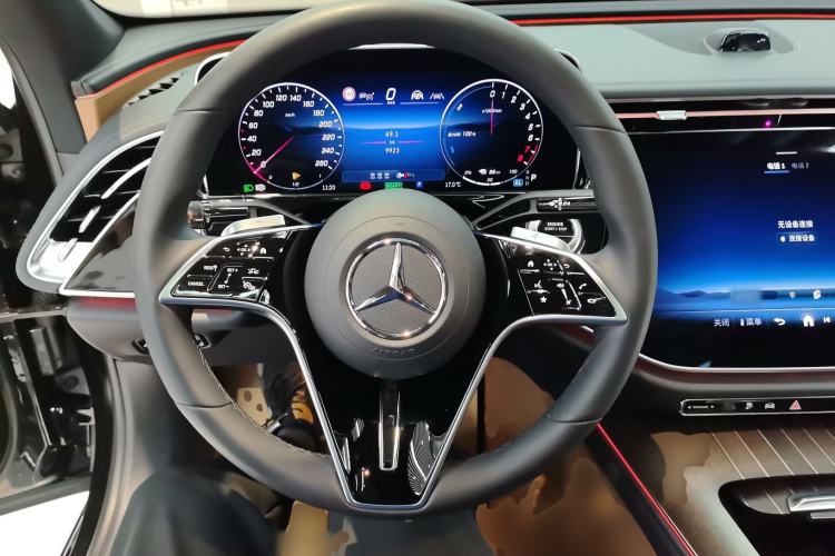 Used Mercedes-Benz E-Class New Energy 2024 E 350 e L Plug-in Hybrid Sedan Steering Wheel