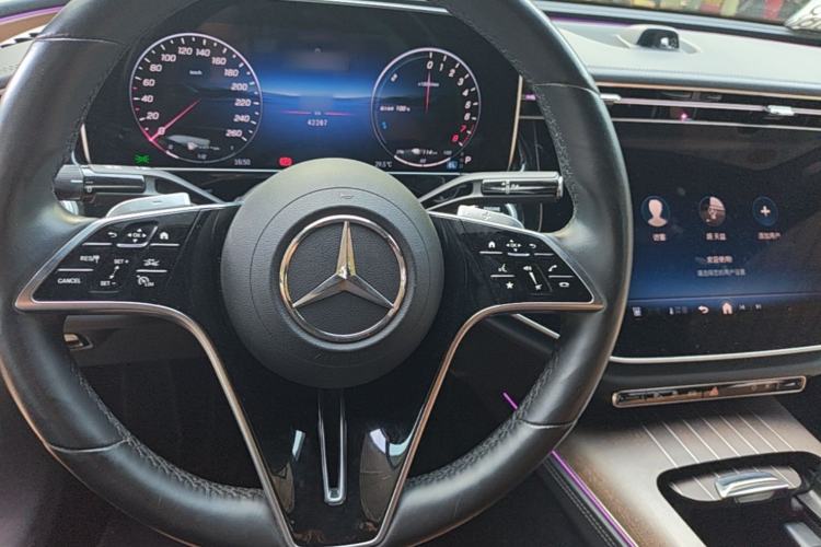 Used Mercedes-Benz E-Class New Energy 2024 E 350 e L Plug-in Hybrid Sedan Steering Wheel